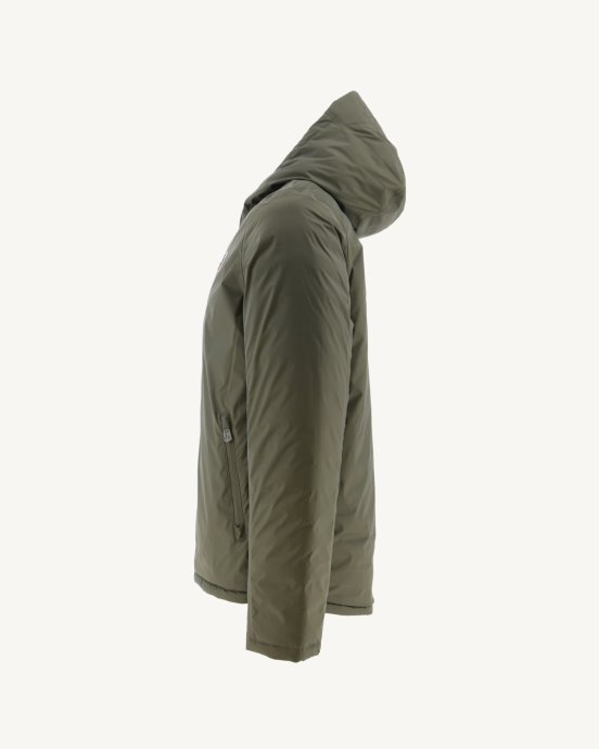 Jott New In Army/beige Doudoune Réversible à Capuche Bergen
