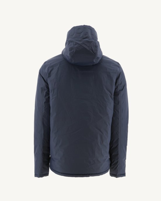 Doudoune Réversible Bleu Marine/rouge à Capuche Bergen Jott