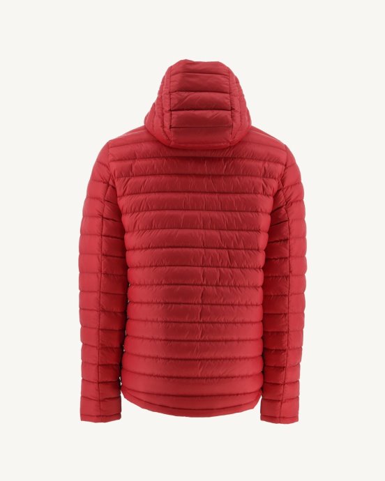 Doudoune Réversible Bleu Marine/rouge à Capuche Bergen Jott