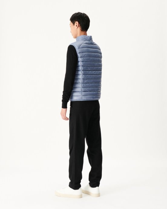 Jott Doudoune Sans Manches Bleu Délavé New In Tom