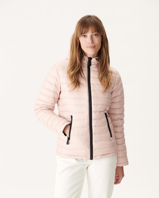 Jott Doudoune Réversible New In Noir/rose Clair Vienne