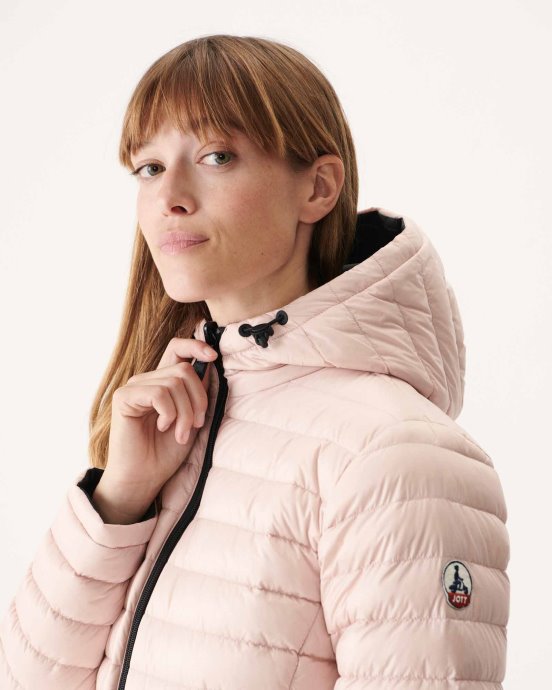 Jott Doudoune Réversible New In Noir/rose Clair Vienne