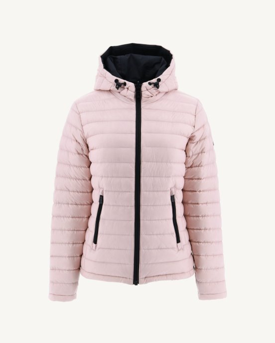Jott Doudoune Réversible New In Noir/rose Clair Vienne