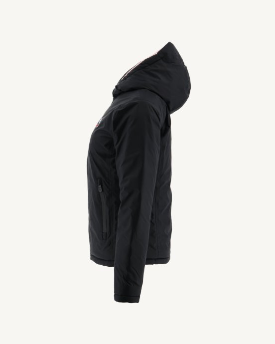 Jott Doudoune Réversible New In Noir/rose Clair Vienne