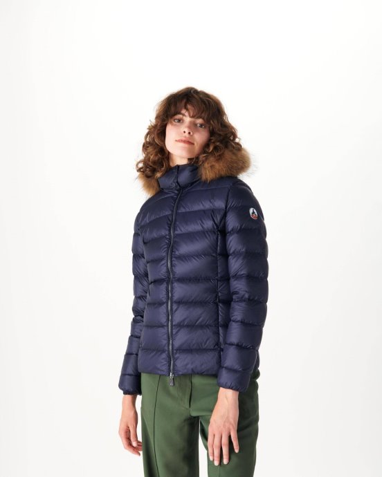 Doudoune à Capuche New In Jott Bleu Marine Luxe