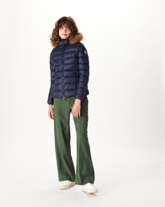 Doudoune à Capuche New In Jott Bleu Marine Luxe
