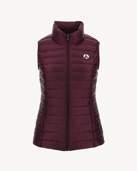 Doudoune Légère Sans Manche Jott New In Aubergine Seda