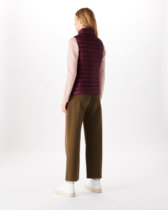 Doudoune Légère Sans Manche Jott New In Aubergine Seda