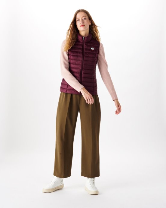 Doudoune Légère Sans Manche Jott New In Aubergine Seda