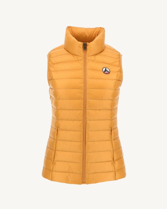 Jott Doudoune Sans Manches New In Light Jaune Moutarde Seda
