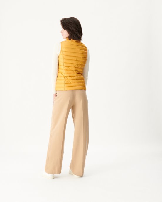 Jott Doudoune Sans Manches New In Light Jaune Moutarde Seda