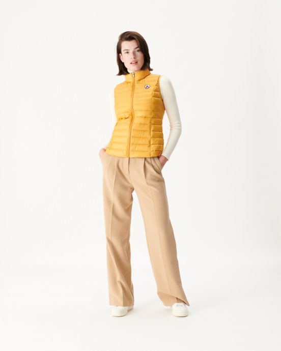 Jott Doudoune Sans Manches New In Light Jaune Moutarde Seda
