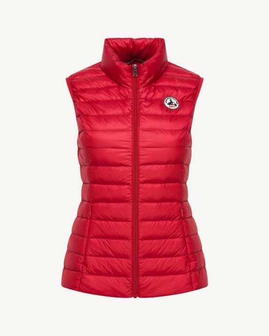 Jott Doudoune Sans Manches New In Light Rouge Seda