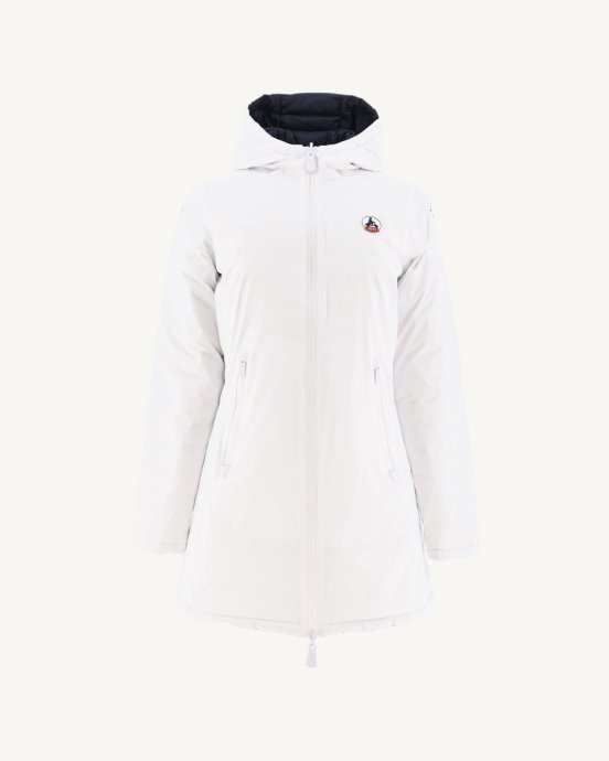 Jott Doudoune Légère Réversible New In Blanc/bleu Marine Moscou