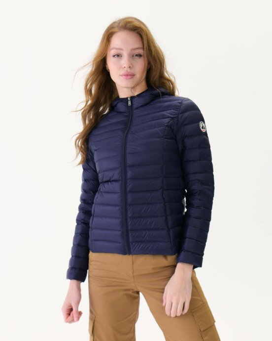 Jott New In Doudoune Légère à Capuche Marine Cloe