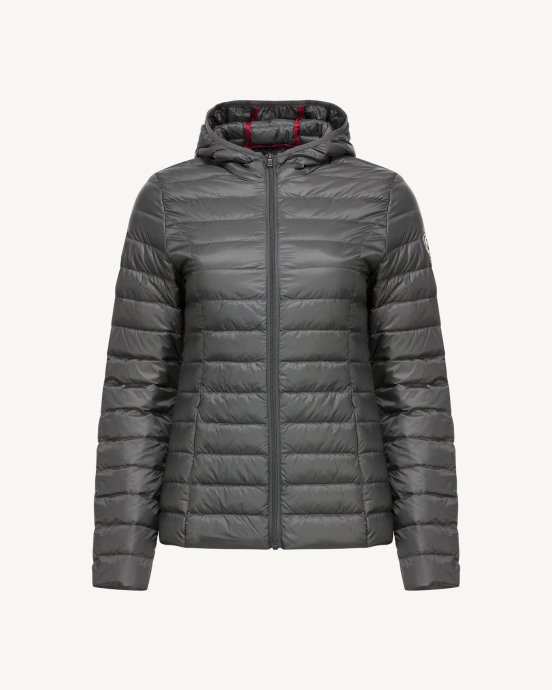 Doudoune Légère à Capuche Jott New In Anthracite Cloe