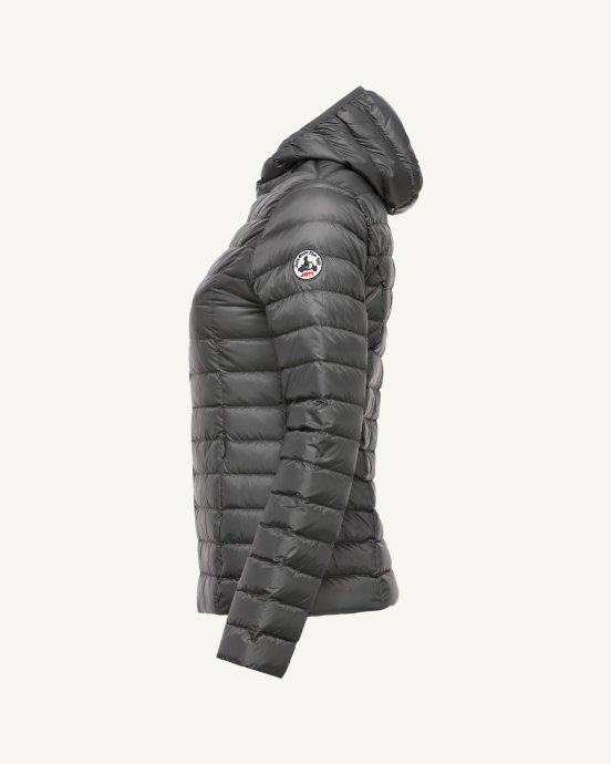 Doudoune Légère à Capuche Jott New In Anthracite Cloe