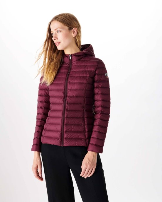 Doudoune Légère à Capuche Jott New In Aubergine Cloe