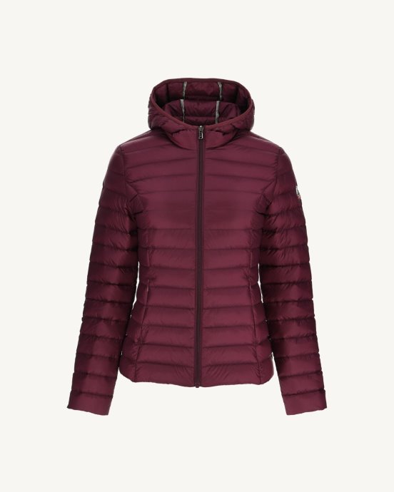 Doudoune Légère à Capuche Jott New In Aubergine Cloe