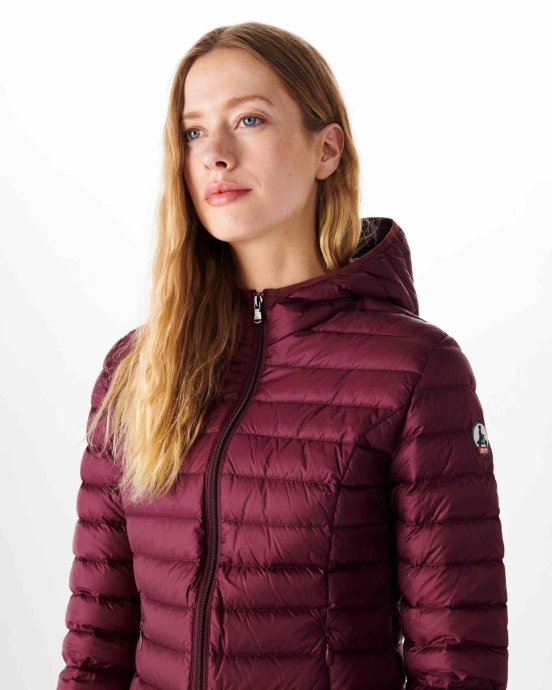 Doudoune Légère à Capuche Jott New In Aubergine Cloe