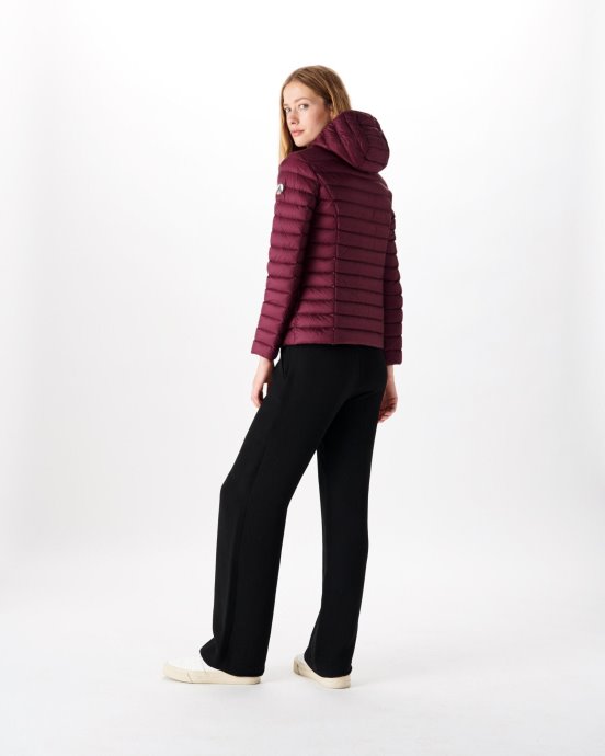 Doudoune Légère à Capuche Jott New In Aubergine Cloe