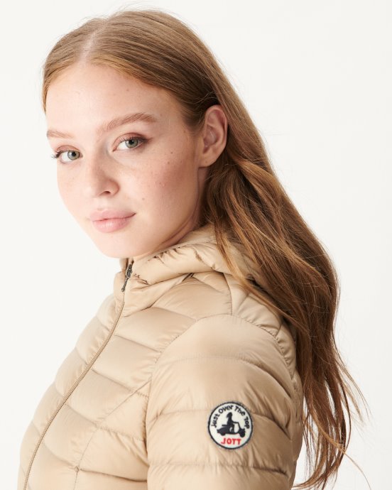 Doudoune Légère à Capuche Jott New In Beige Cloe