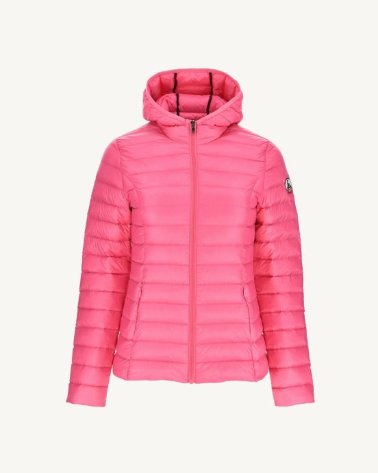 Doudoune Légère à Capuche Rose Cloe Jott