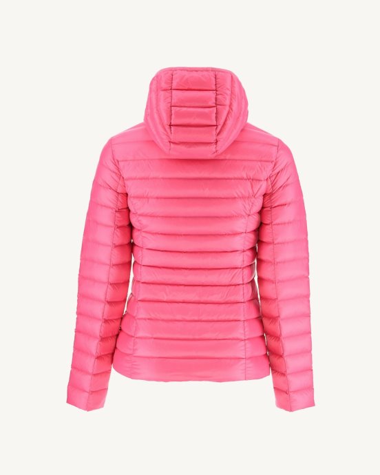 Doudoune Légère à Capuche Rose Cloe Jott