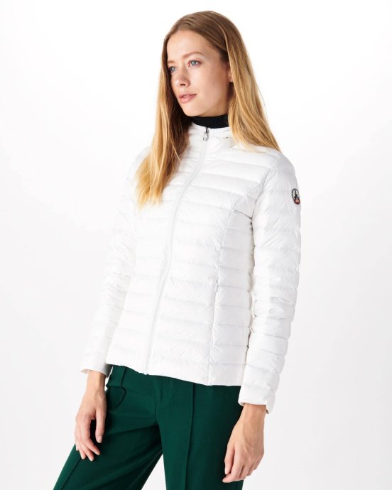 Doudoune Légère à Capuche Blanche Cloe Jott