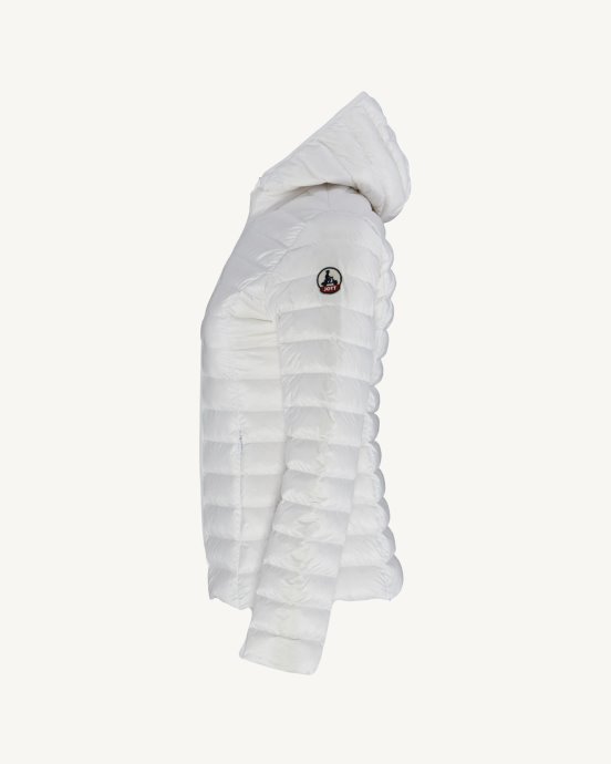 Doudoune Légère à Capuche Blanche Cloe Jott