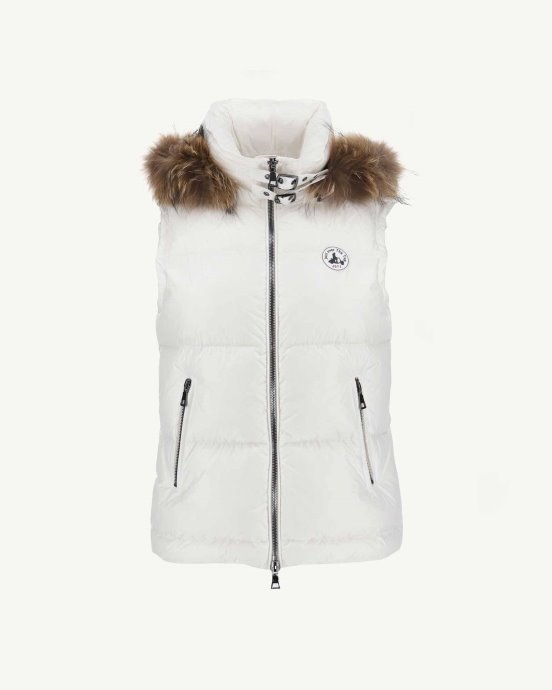 Doudoune Chaude Sans Manches Jott New In White Texas