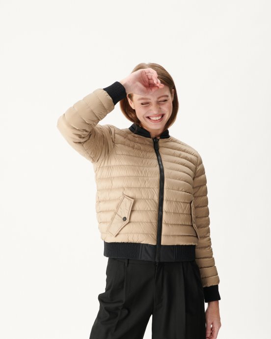 Doudoune Reversible Noir/beige Hanoi Jott Neuf