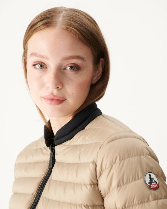 Doudoune Reversible Noir/beige Hanoi Jott Neuf