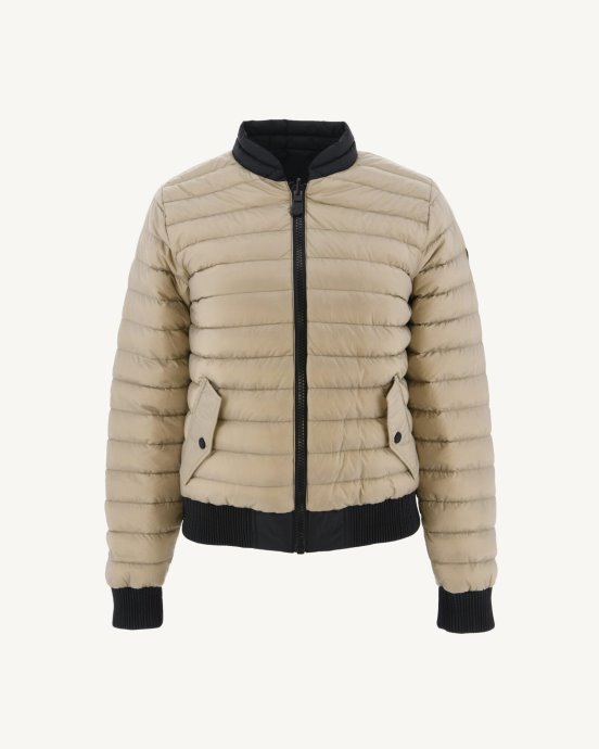 Doudoune Reversible Noir/beige Hanoi Jott Neuf