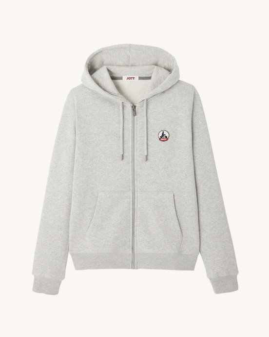 Sweat à Capuche Oaxaca Gris Chiné Jott
