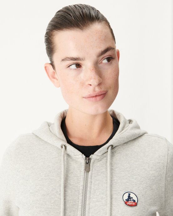 Sweat à Capuche Oaxaca Gris Chiné Jott