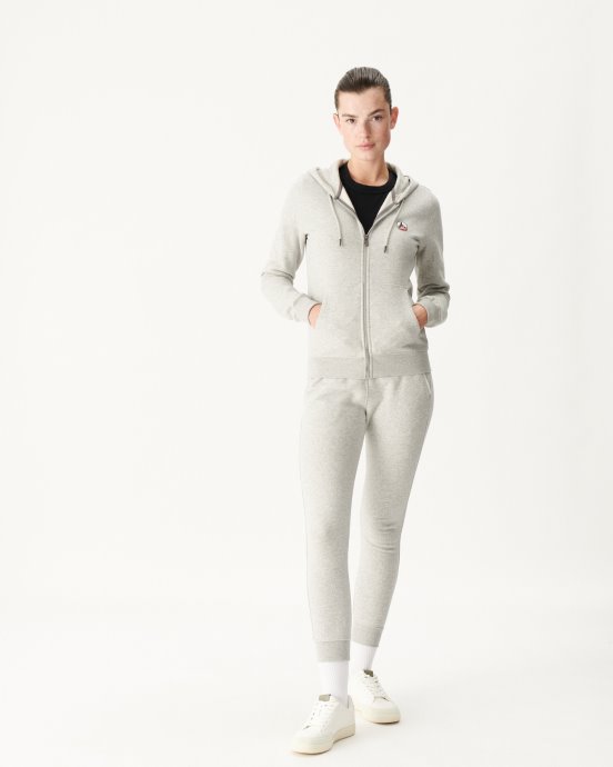 Sweat à Capuche Oaxaca Gris Chiné Jott
